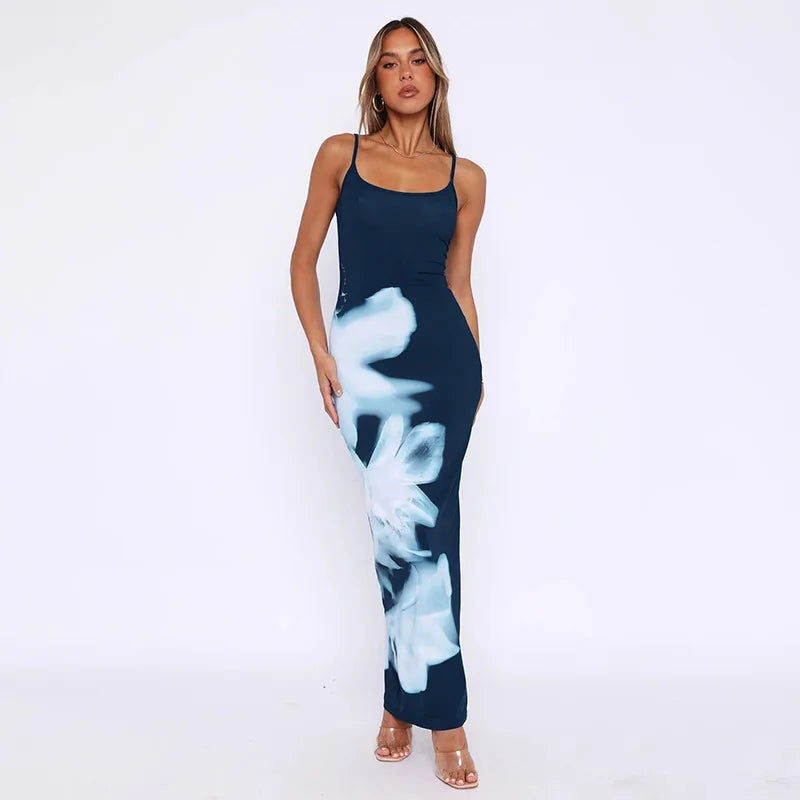 Fashion Backless - Maxi Sexy Lady - Elegant Slim Clubwear - Sleeveless