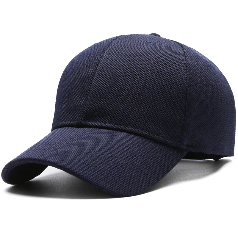 Simple Unisex Casual Baseball Cap Minimalist - Big Head Circumference